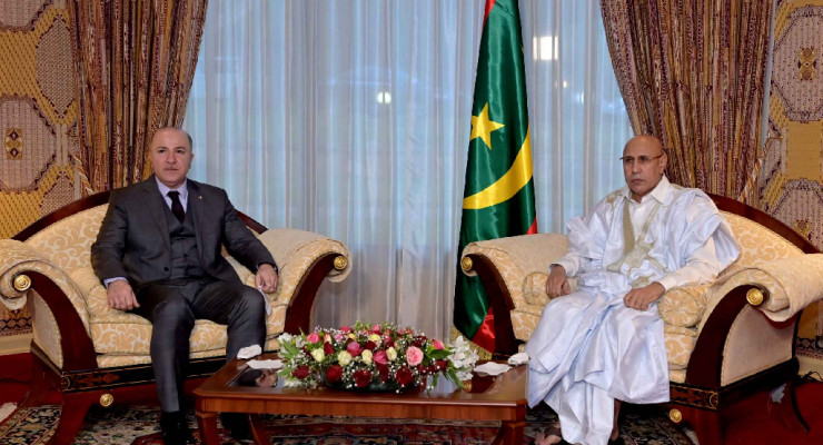 الوزير الأول يُستقبل بإقامة الدولة بزرالدة من طرف رئيس الجمهورية الإسلامية الموريتانية الشقيقة