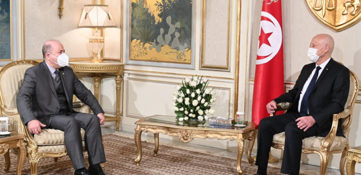 الوزير الأول يُستقبل بقصر قرطاج من طرف رئيس الجمهورية التونسية