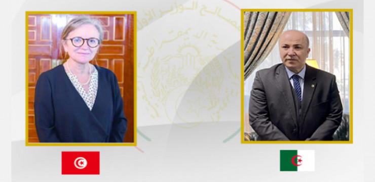الوزير الأول يتحادث هاتفياً مع رئيسة حكومة الجمهورية التونسية