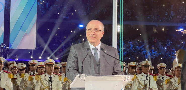 باسم رئيس الجمهورية، الوزير الأول يشرف على الاختتام الرسمي للألعاب المتوسطية بوهران