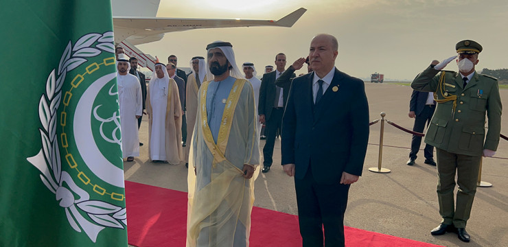 القمة العربية بالجزائر: الوزير الأول يستقبل نائب رئيس دولة الإمارات العربية المتحدة