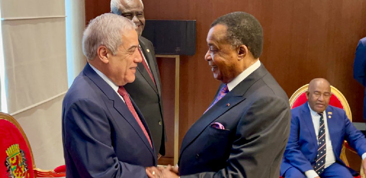 الوزير الأول نذير العرباوي يلتقي رئيس جمهورية الكونغو
