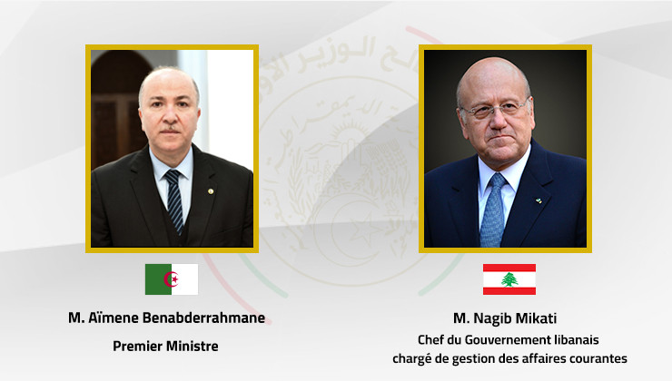 Le Premier Ministre s’entretient par téléphone avec le Chef du Gouvernement libanais chargé de gestion des affaires courantes